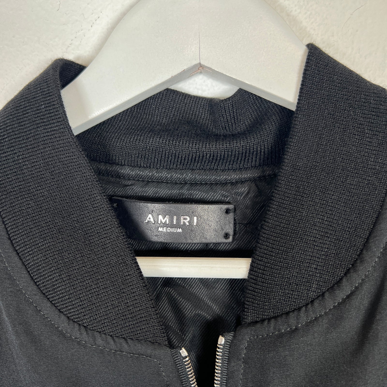 Amiri x Wes Lang Black Dual Skull Bomber Jacket Size M