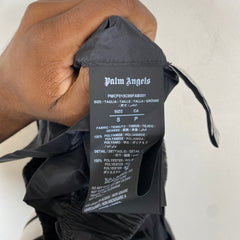 Palm Angels Black Nylon Cargo Track Pants Size S