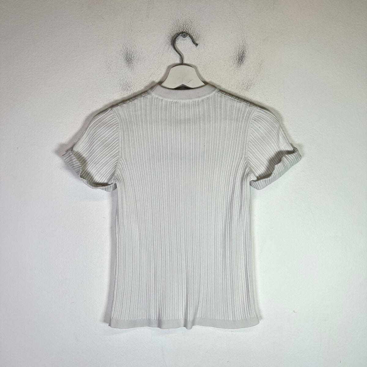 Chanel 2021 Ribbed Knit Intarsia T-Shirt