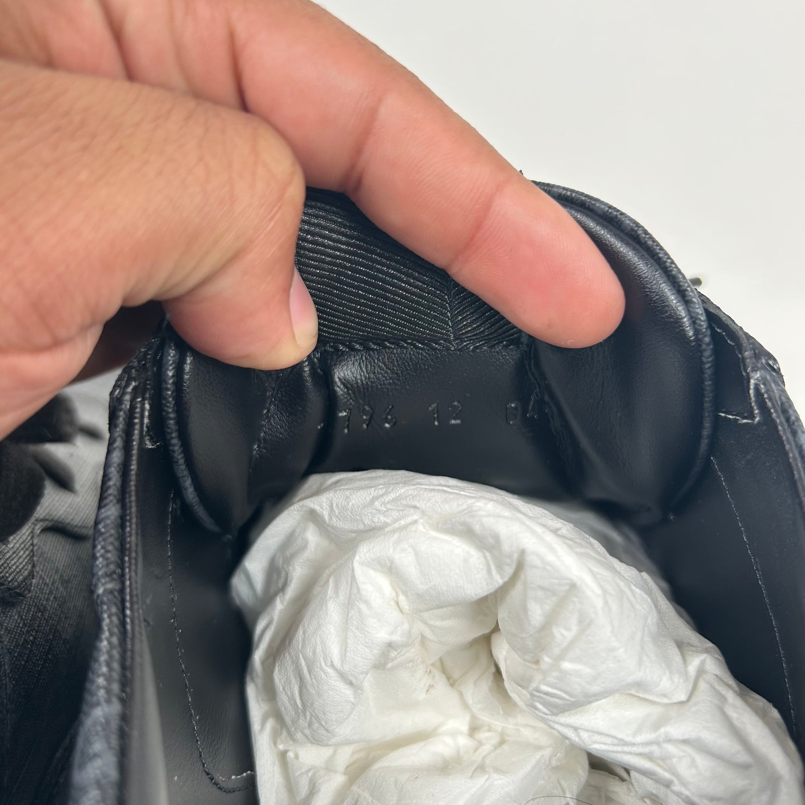 Gucci Black GG Rhyton Sneaker Size GG 12