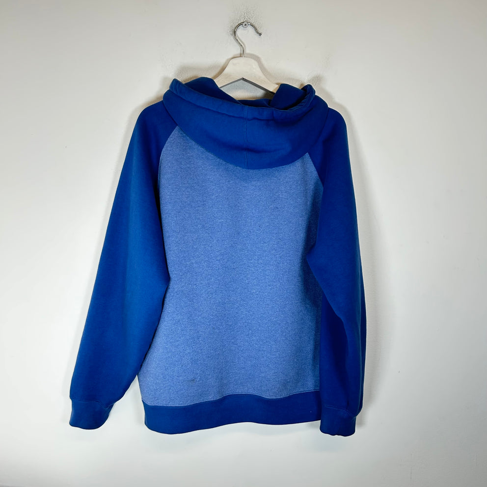 Supreme Blue Gonz Applique Zip-Up Hoodie Size M