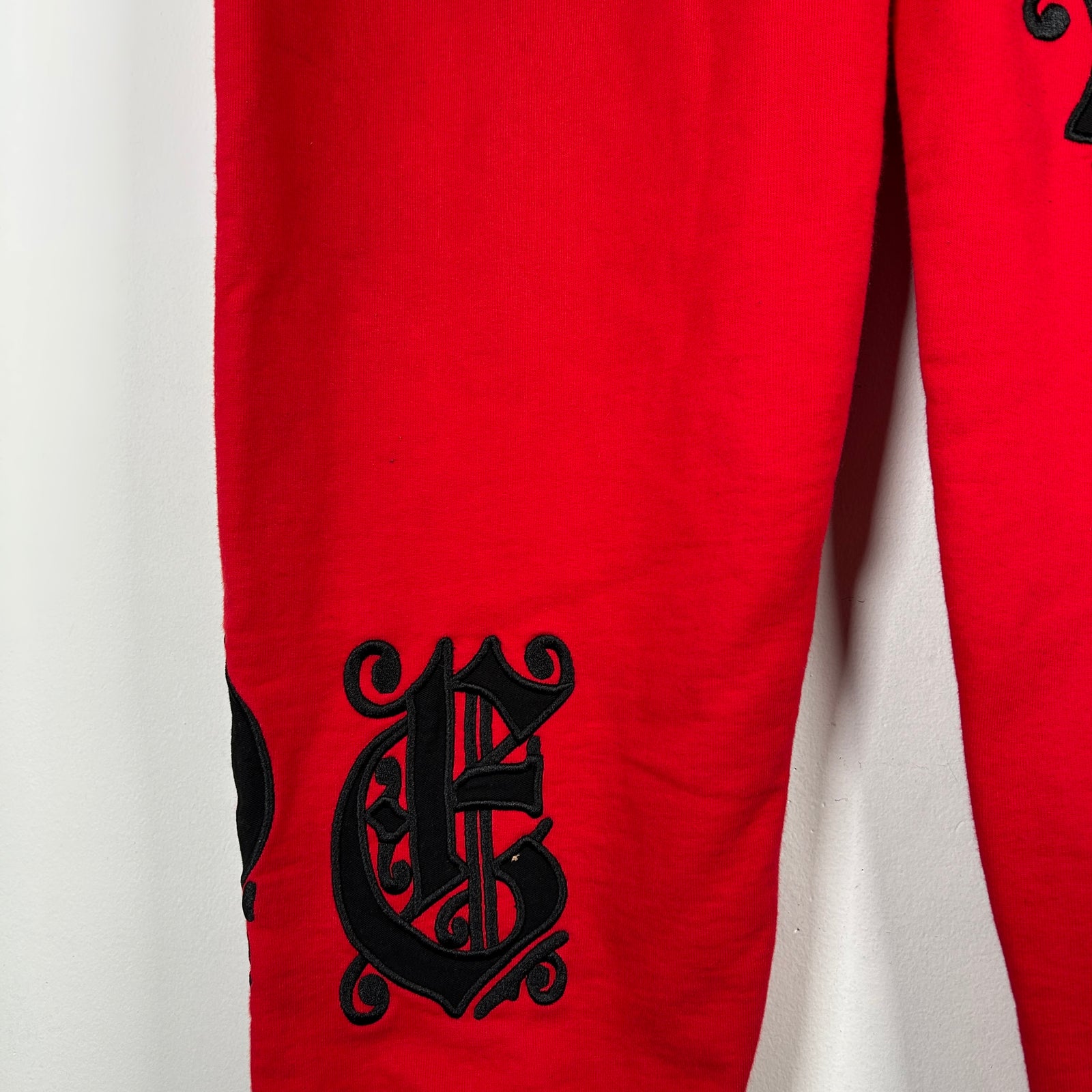 Supreme Red Old English Logo Sweatpants Size L