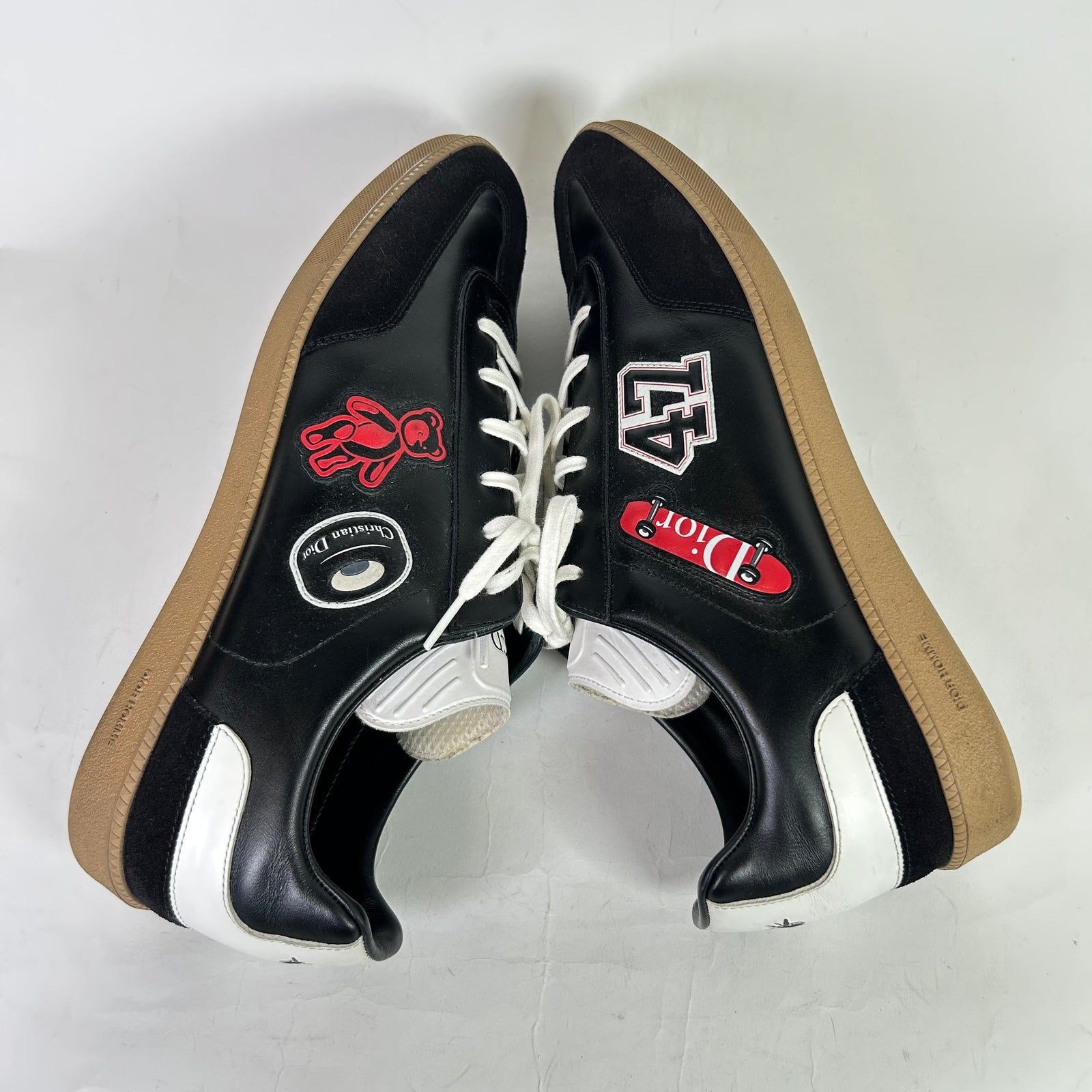Dior Homme B01 Leather Patches Sneakers
