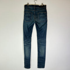 Amiri Dark Wash Indigo Distressed Jeans