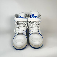 Louis Vuitton Blue High Top Trainers LV 9