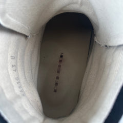 Rick Owens Black Milk High-Top Vans Size 43