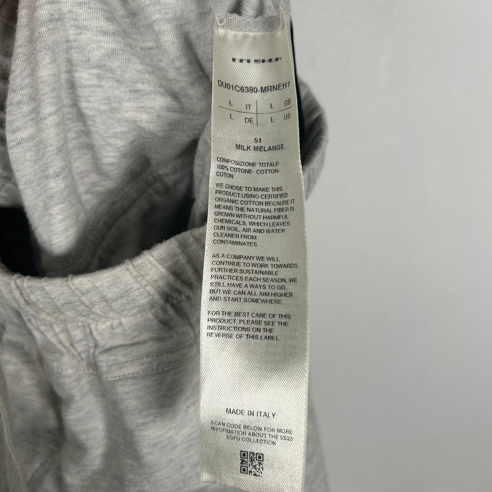 Rick Owens Grey Strobe Faun Shorts Size L