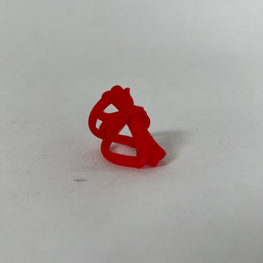 Chrome Hearts Red Silicone Infinity Ring