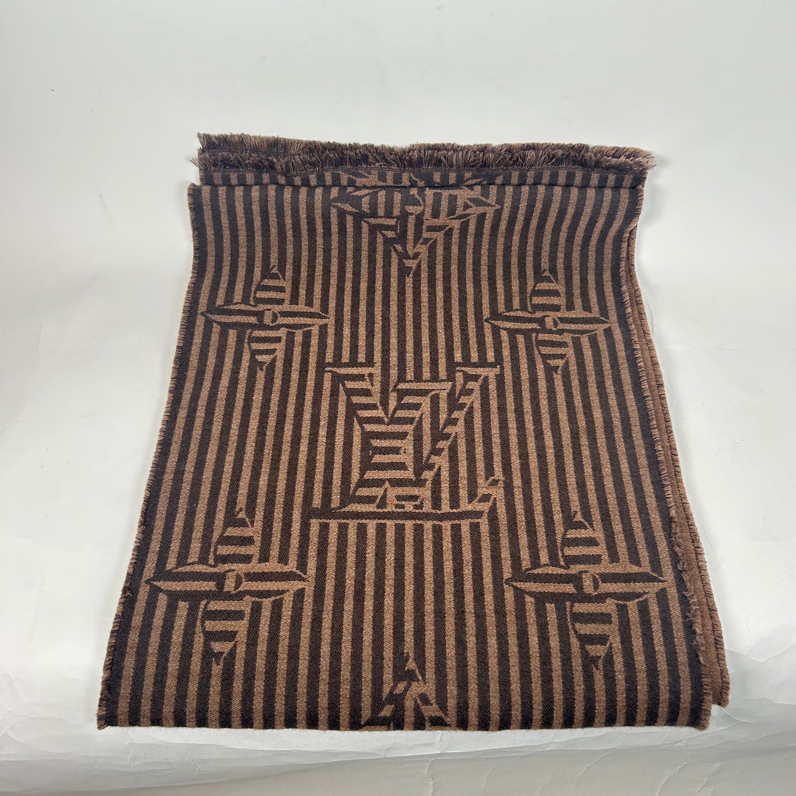 Louis Vuitton Brown Monogram Harmony Scarf