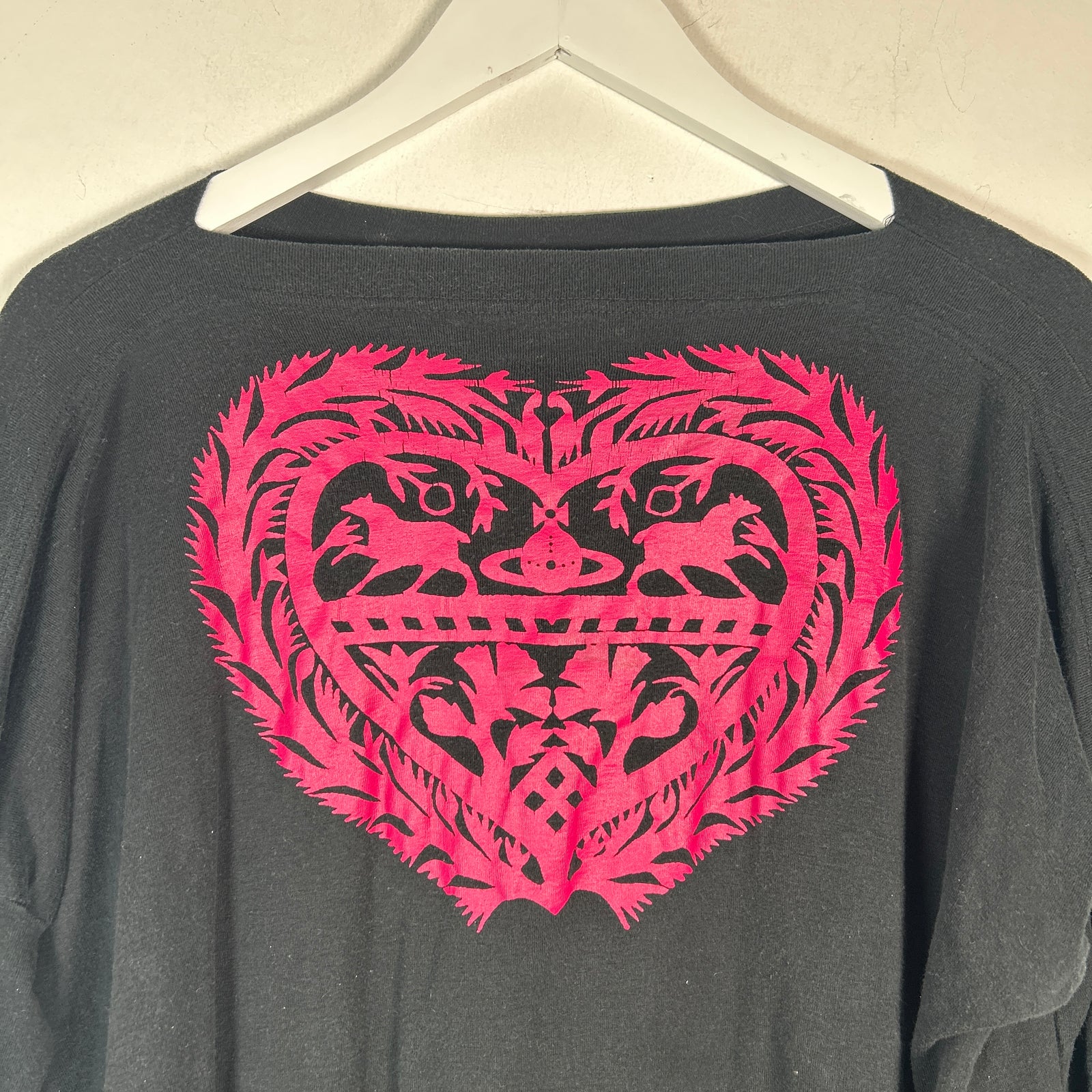 Vivienne Westwood Red Label 'Love' Black Longsleeve T-Shirt Size 2