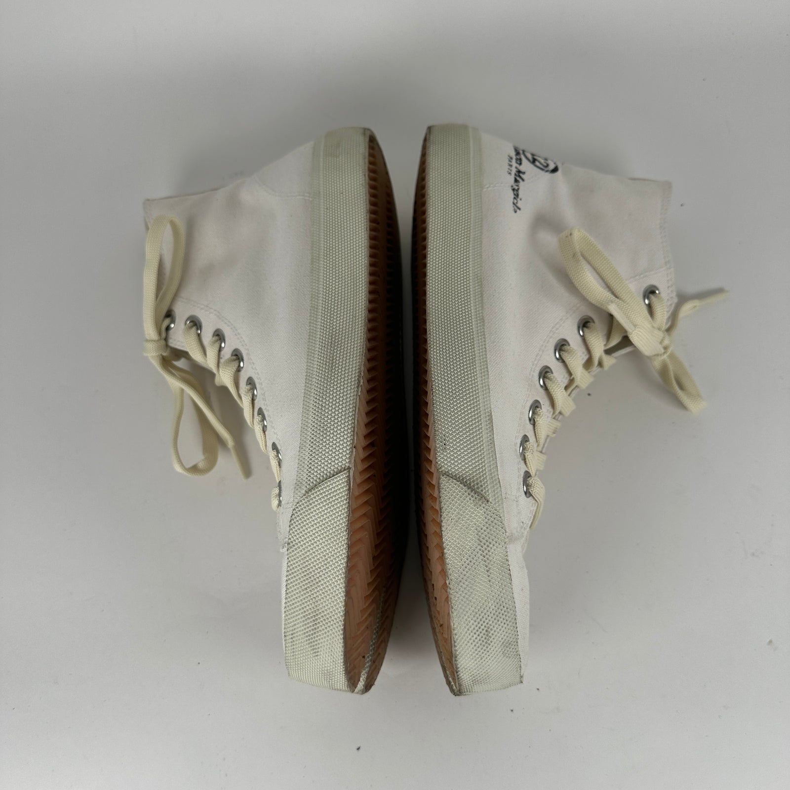 Maison Margiela White Tabi High-Tops Size 7