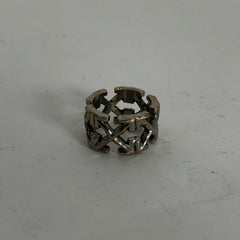 Off-White 'Arrows' Silver Ring
