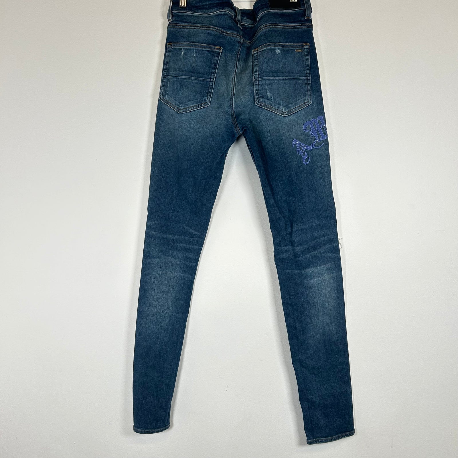 Amiri Blue Bandana Logo MX1 Size 33
