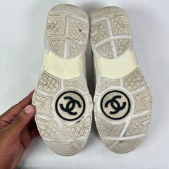 Chanel Suede Interlocking CC Runner