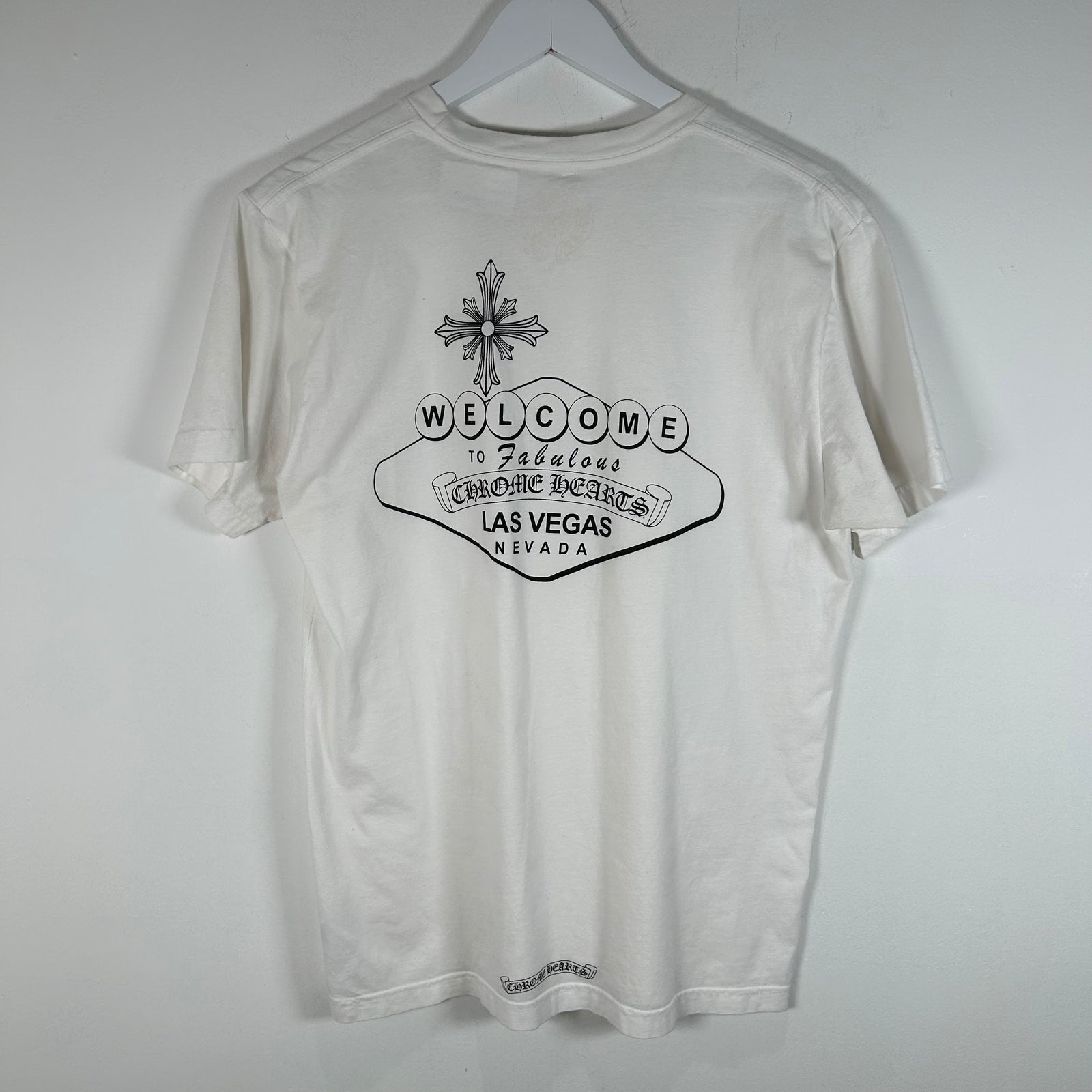 Chrome Hearts White Vegas Pocket T-Shirt Size L