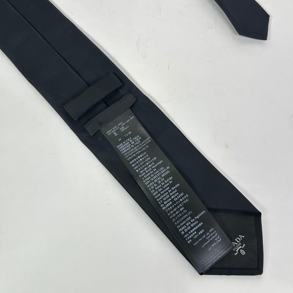 Prada Re-Nylon Garbadine Tie
