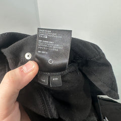 Amiri MX1 Black Leather Patch Jeans Size 34