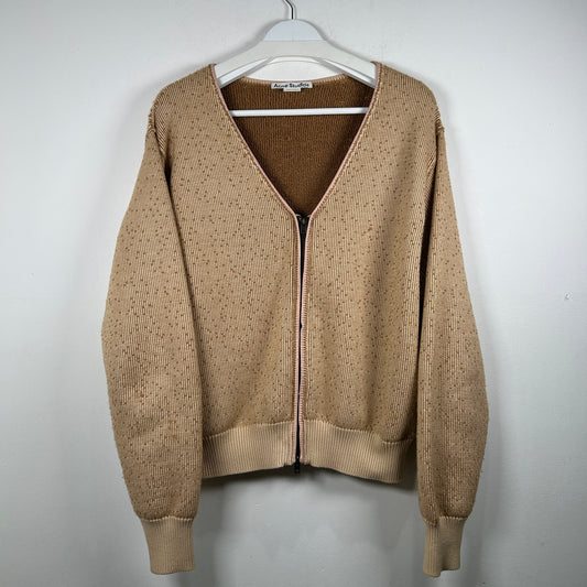Acne Studios Carmel Zip Up Cardigan Size M