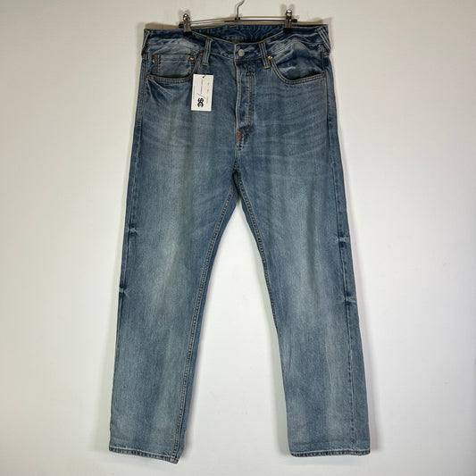 Evisu Lightwash Monogram Selvedge Denim Jeans Size 36