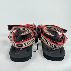 Burberry Webbing Sandal With Micro Sole Size 11