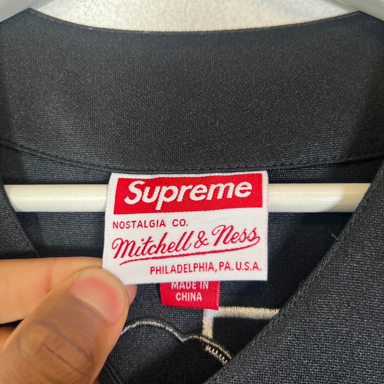 Supreme x Mitchell & Ness Downtown Hell Jersey