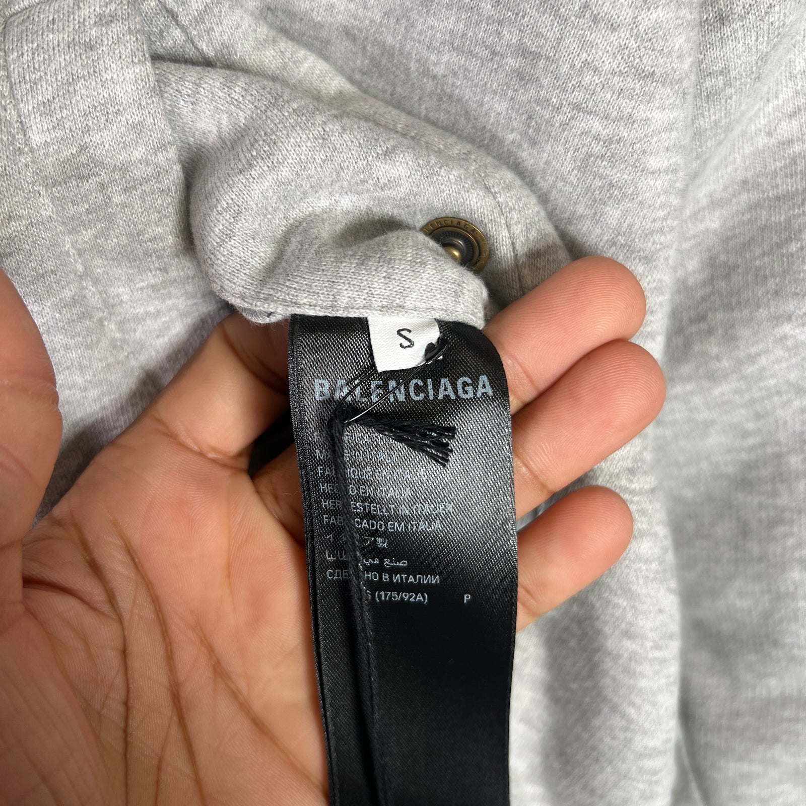Balenciaga Techno Cotton Poplin Reversible Zip-Up Jacket