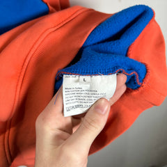 ERL Blue/Orange Swirl Hoodie Size Large