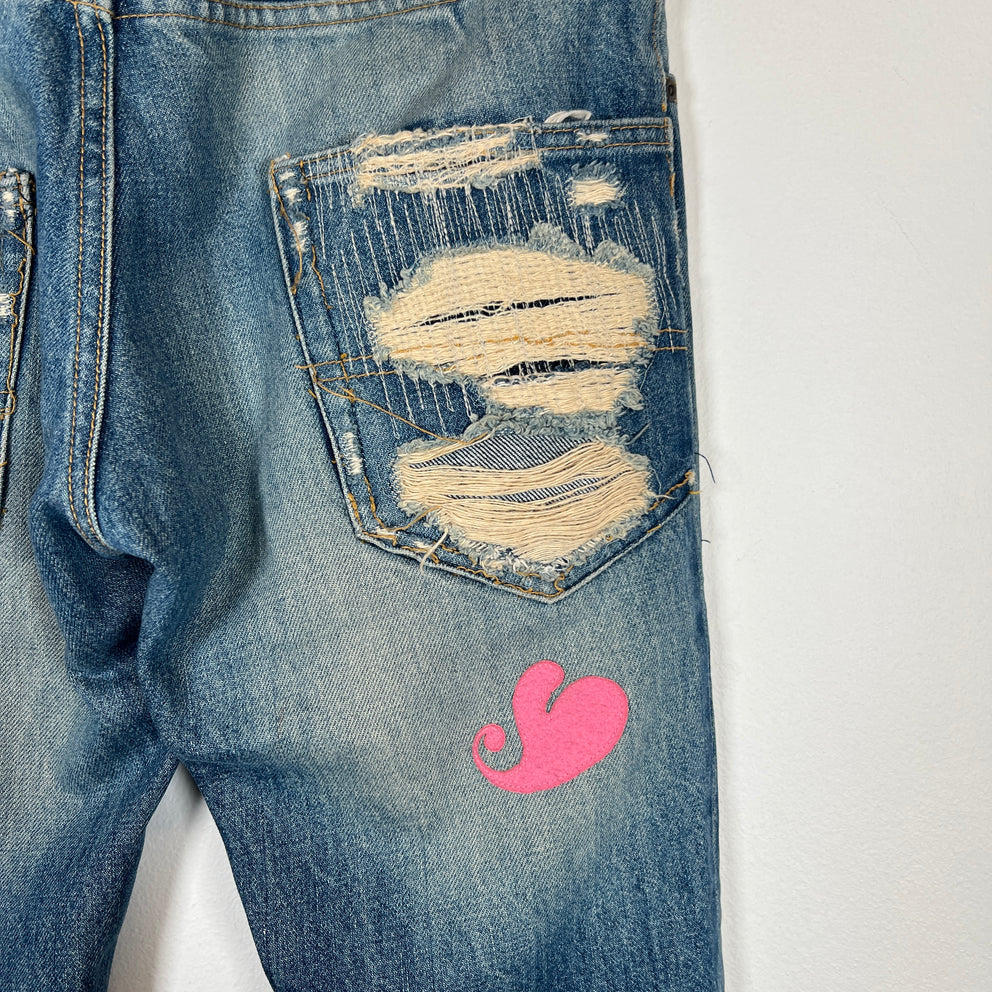 Undercover AW05 Hearts Denim Size 28