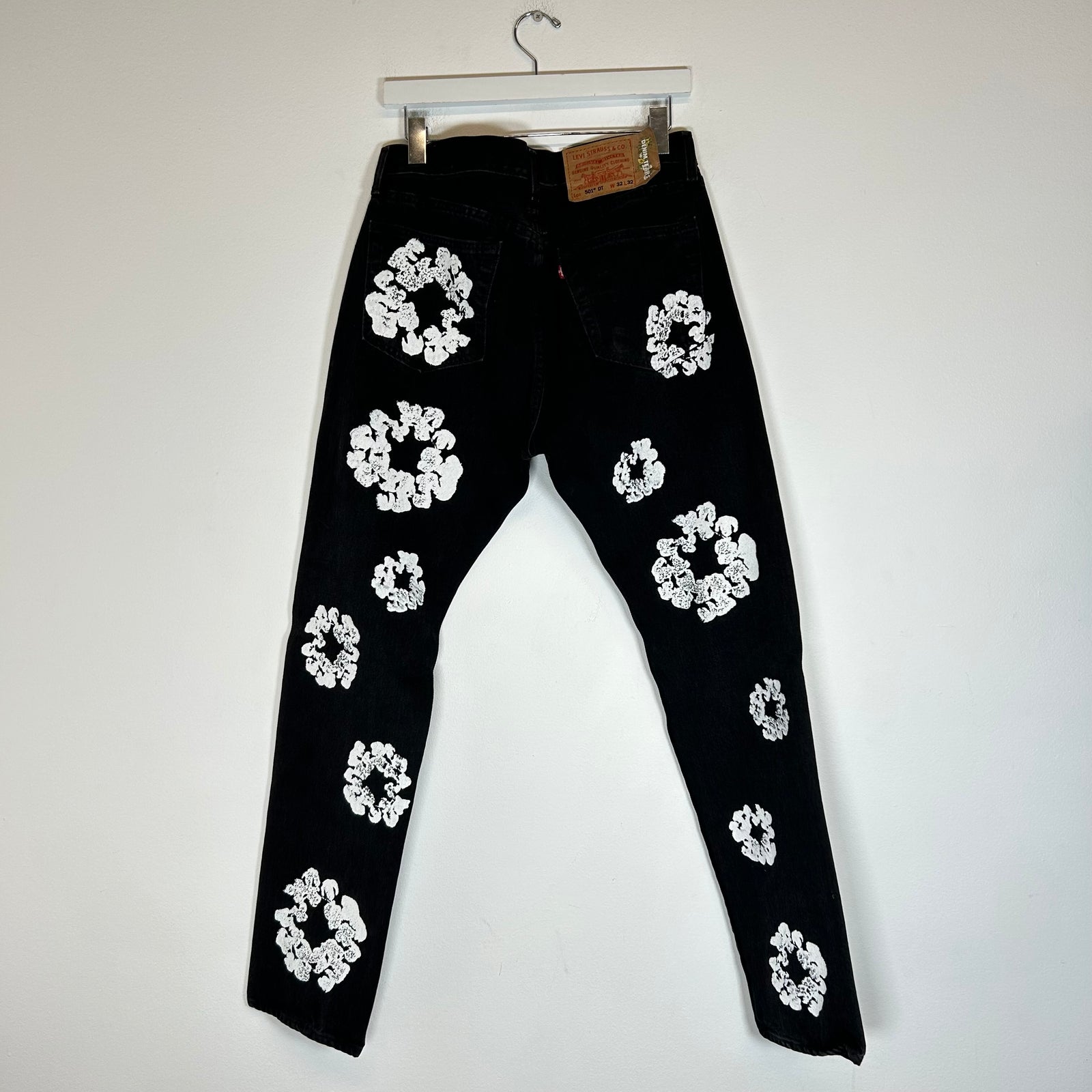 Denim Tears Black Wreath Jeans Size 32