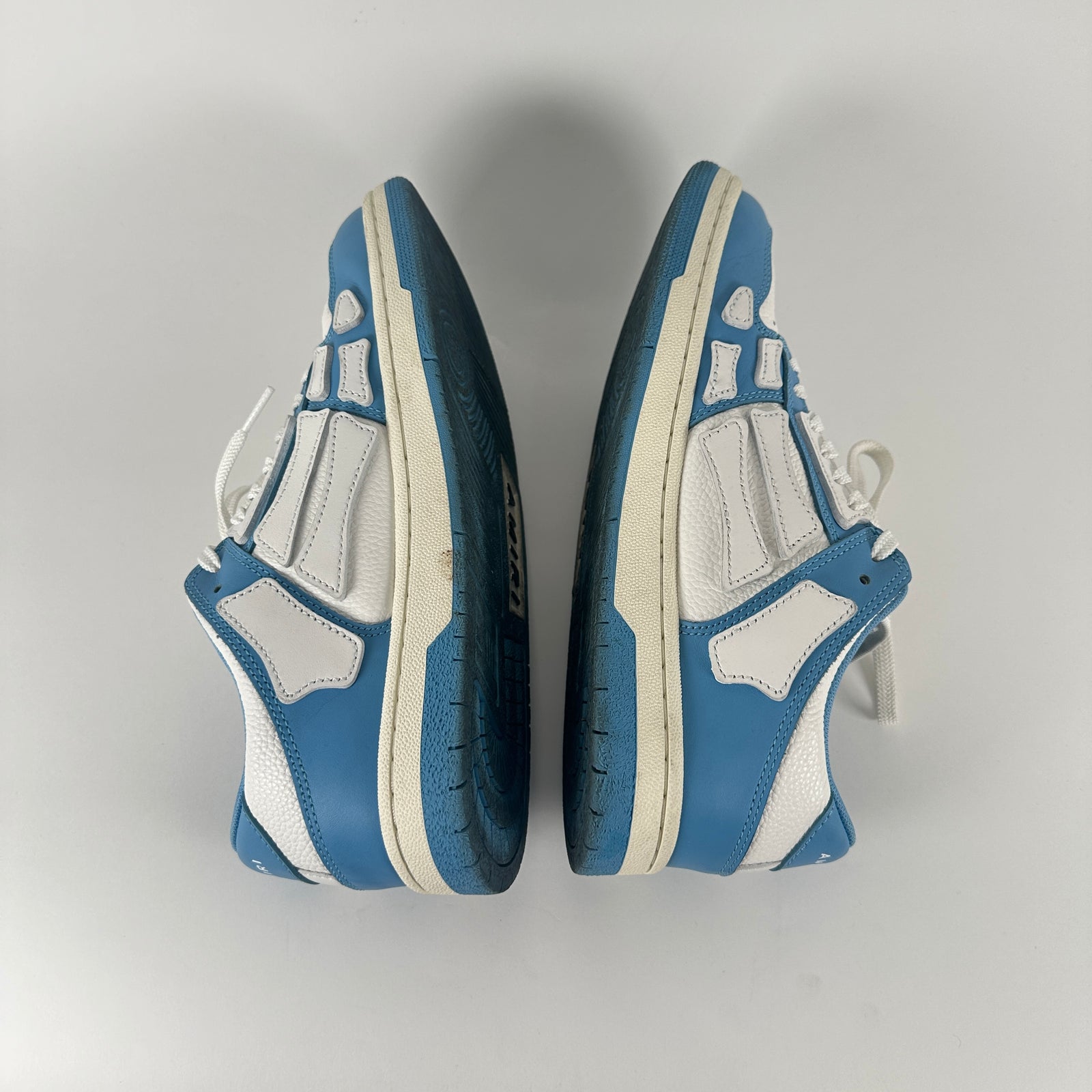 Amiri Tarheel Bone Low Top Sneaker Size 41