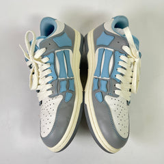 Amiri Blue/Grey Varsity Skel Low-Top Sneakers