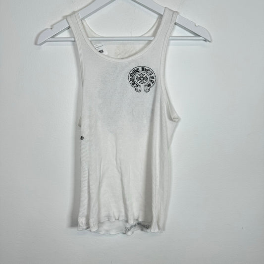 Chrome Hearts Horseshoe Ribbed Tank Top