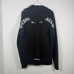 Chrome Hearts T Bar Graphic Zip Up Hoodie Size L