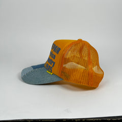 Kapital 'Denim Repair' Yellow Trucker Hat