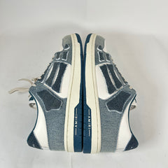 Amiri Blue Denim Skel Low-Top Sneaker Size 46