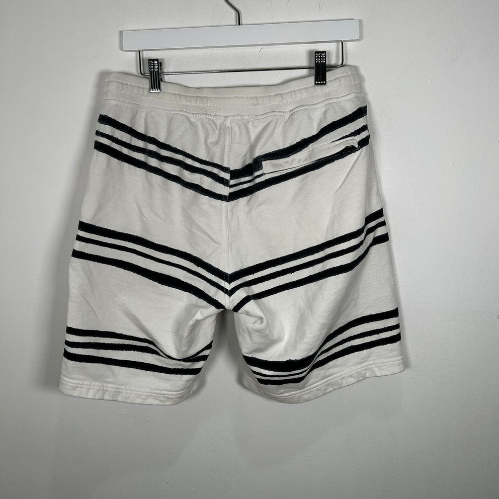 Stone Island x Supreme Blue Stripped Shorts Size S