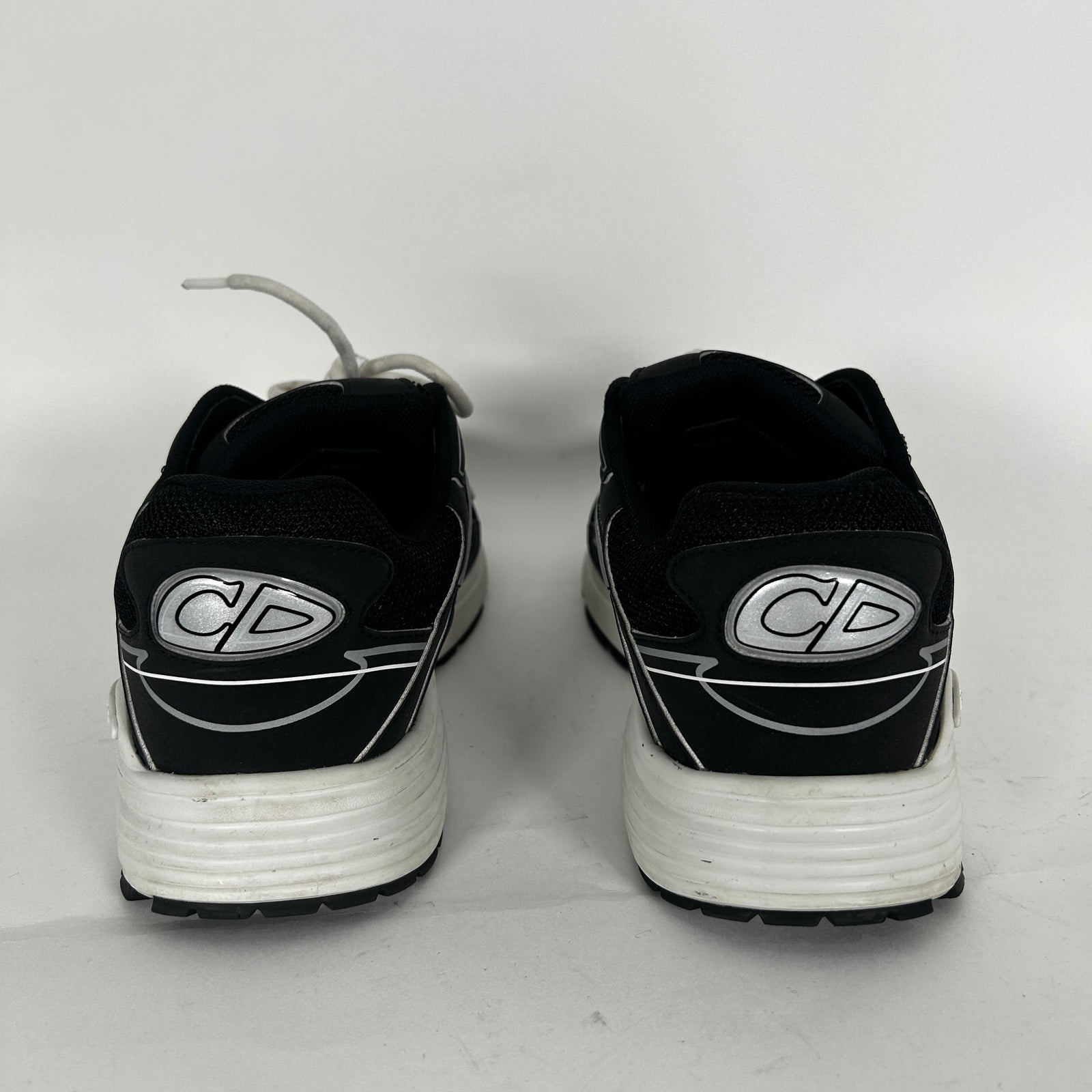 Dior B30 Black/Silver Low-Top Sneaker Size 42