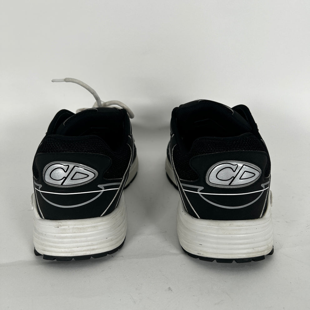 Dior B30 Black/Silver Low-Top Sneaker Size 42