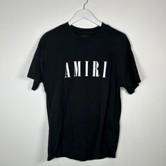Amiri Black Logo T-Shirt Size XS