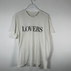 Amiri White 'Lovers' Logo T-Shirt Size XL