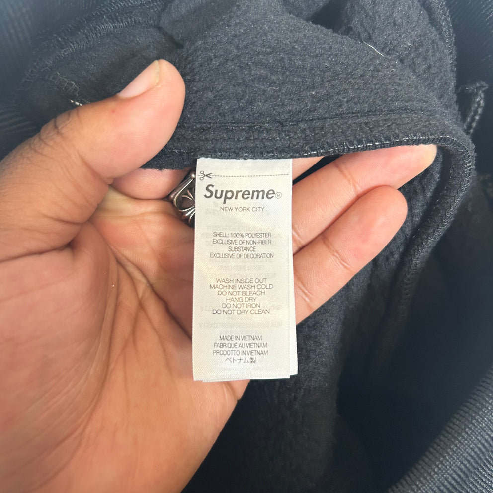Supreme Black Wind Stopper Sweatpants Size S