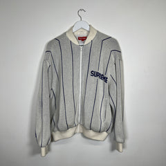 Supreme Pinstripe Knit Varsity Size M