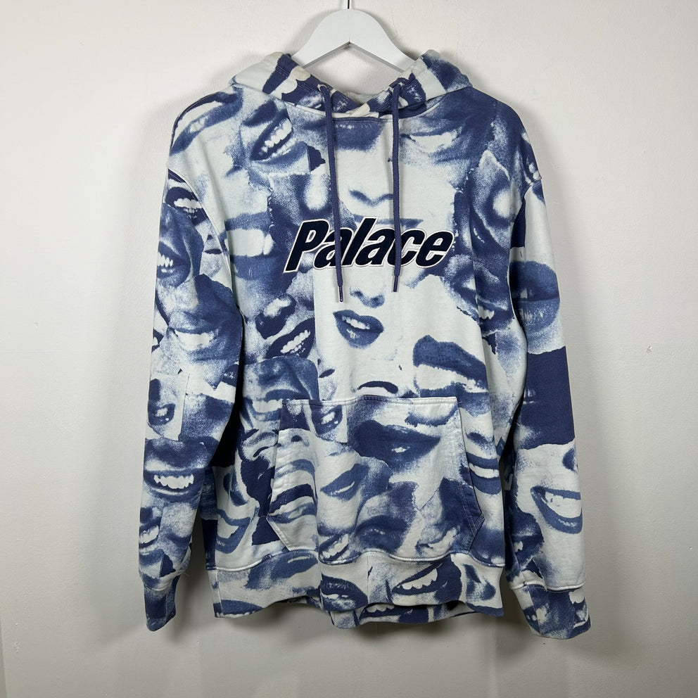 Palace John & Molly Mouf All Over Graphic Hoodie Size M