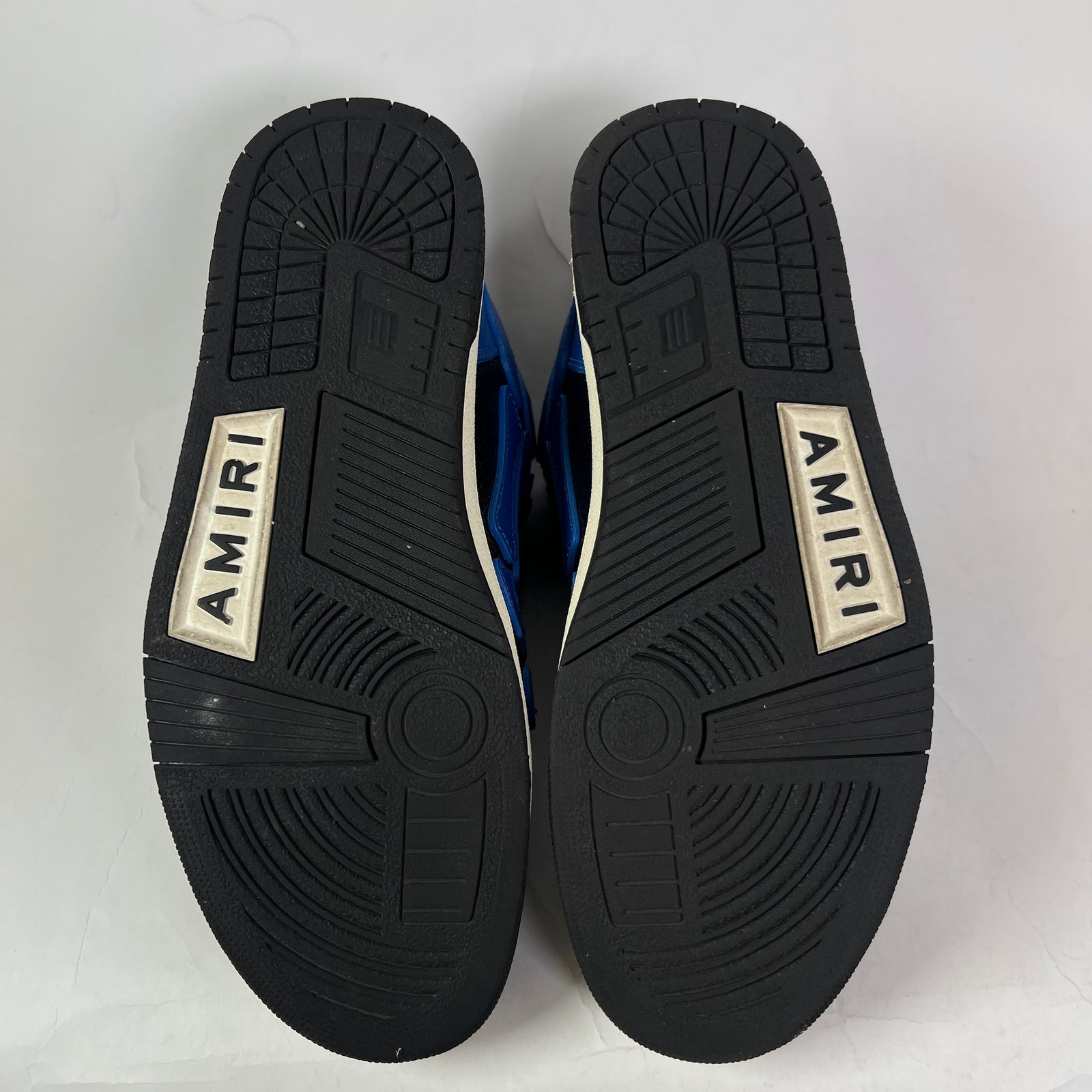 Amiri Royal Blue Skeleton High-Top Sneaker