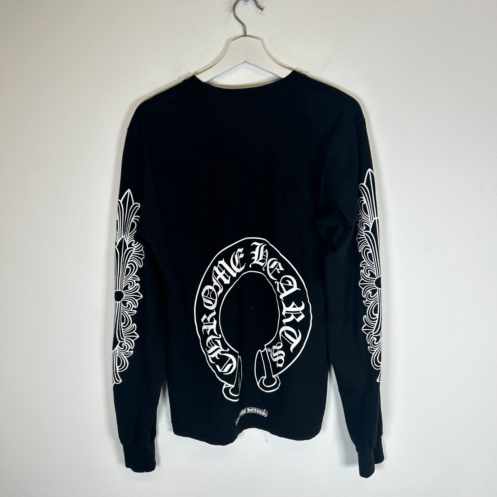 Chrome Hearts Black Horseshoe Longsleeve Size M