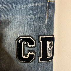 Dior x Kenny Scharf Lightwash CD Patch Jeans Size 30