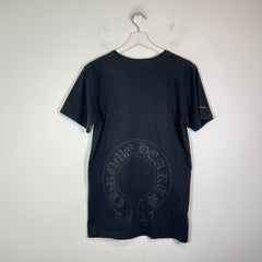 Chrome Hearts Black/Red Vintage Horseshoe Logo Pocket T-Shirt Size M