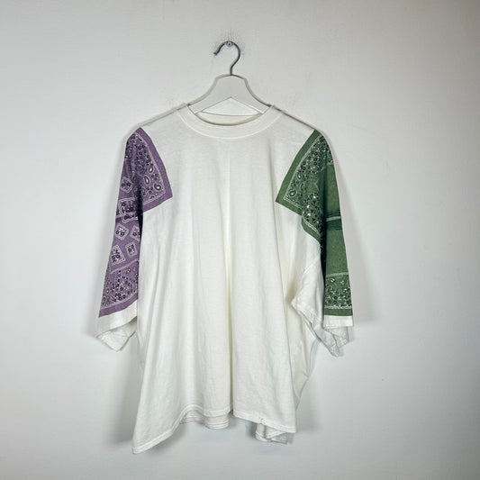 Kapital Green/Purple Bandana Oversized T-shirt