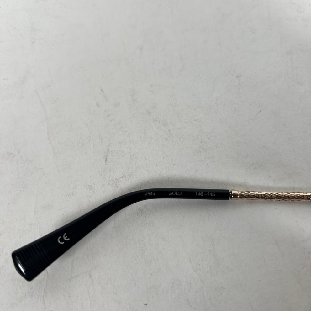 John Varvatos Black/Gold Sunglasses