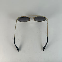 Gucci Gold Frame Circle Lense Glasses